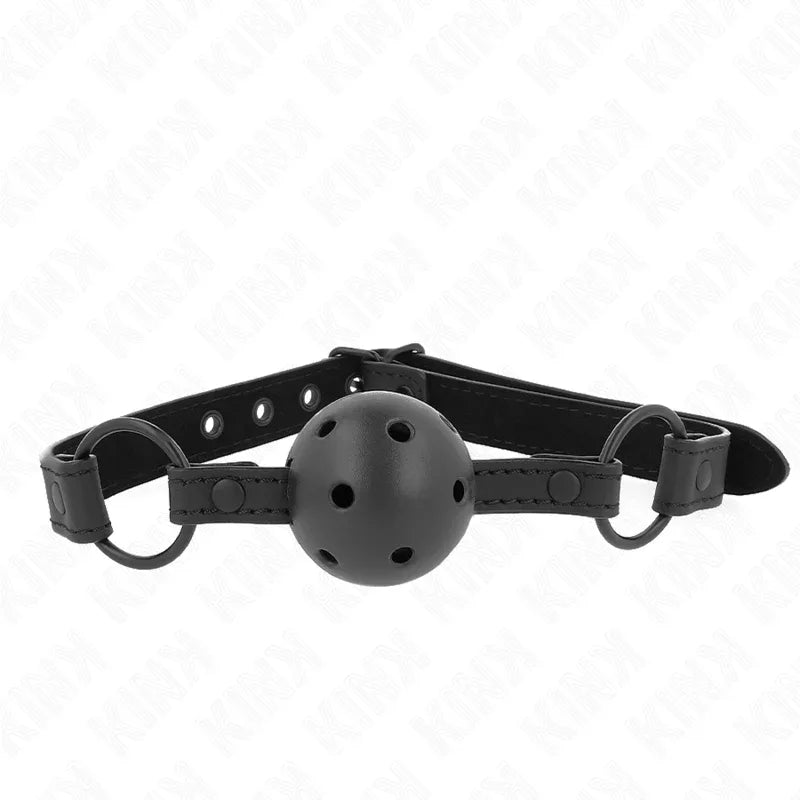 KINK - NEOPRENBALL 4,5 CM KNEBEL 63,5 X 2 CM VERSTELLBAR 41 X 59 CM - Vanelion Paradise