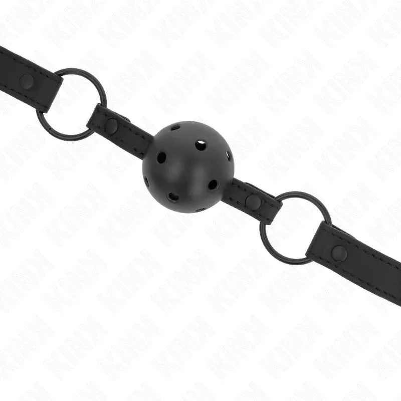 KINK - NEOPRENBALL 4,5 CM KNEBEL 63,5 X 2 CM VERSTELLBAR 41 X 59 CM - Vanelion Paradise