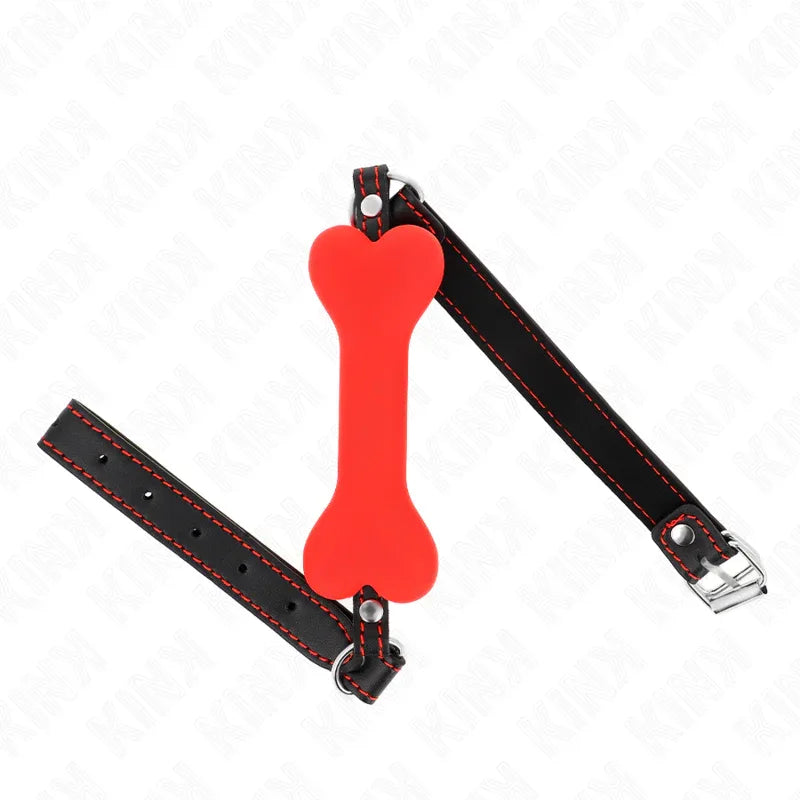KINK - ROTER KNOCHEN 12 CM GAG 63 x 2 CM - Vanelion Paradise