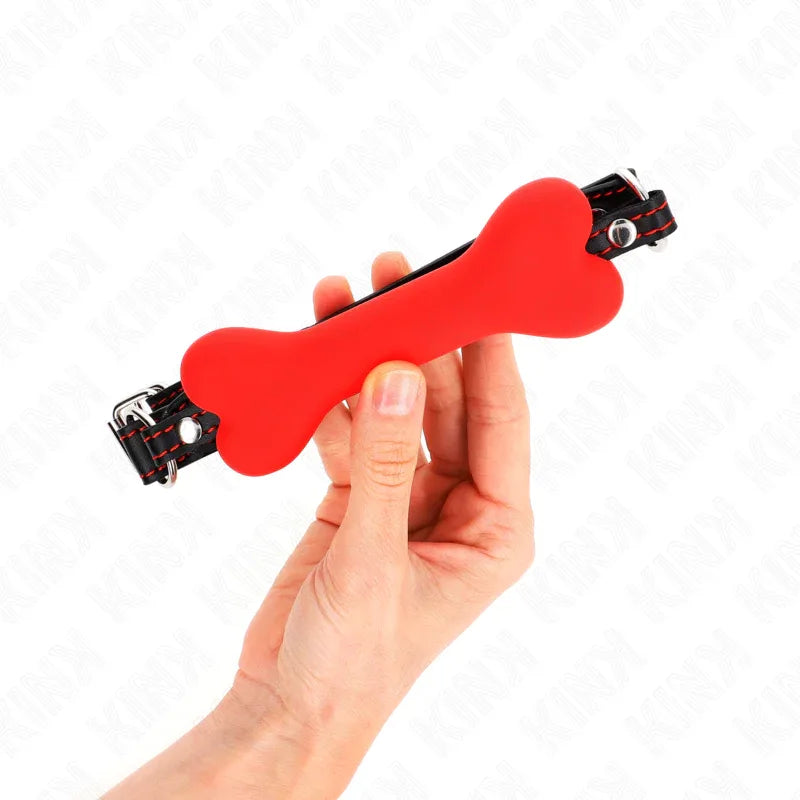 KINK - ROTER KNOCHEN 12 CM GAG 63 x 2 CM - Vanelion Paradise