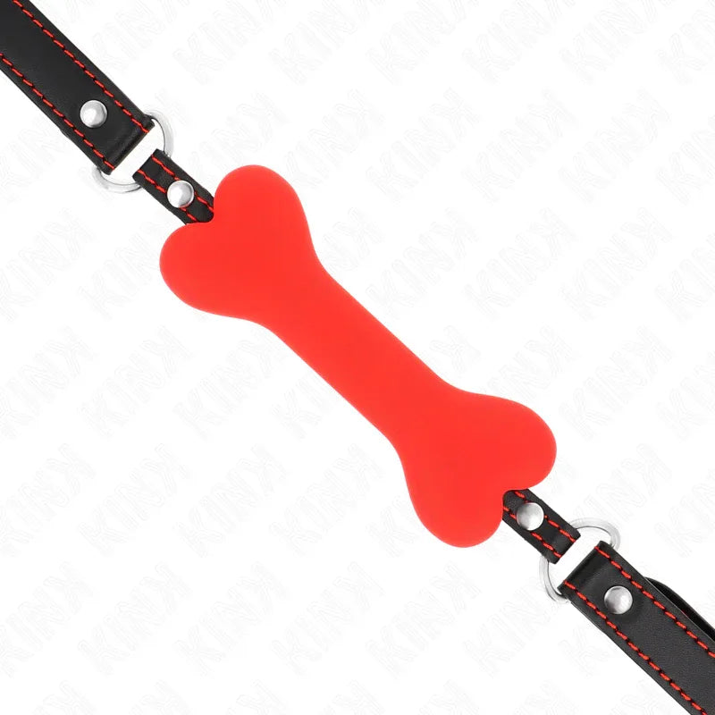 KINK - ROTER KNOCHEN 12 CM GAG 63 x 2 CM - Vanelion Paradise