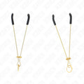 KINK - DÜNNE NIPPELKLEMMEN GOLD 7 CM - Vanelion Paradise
