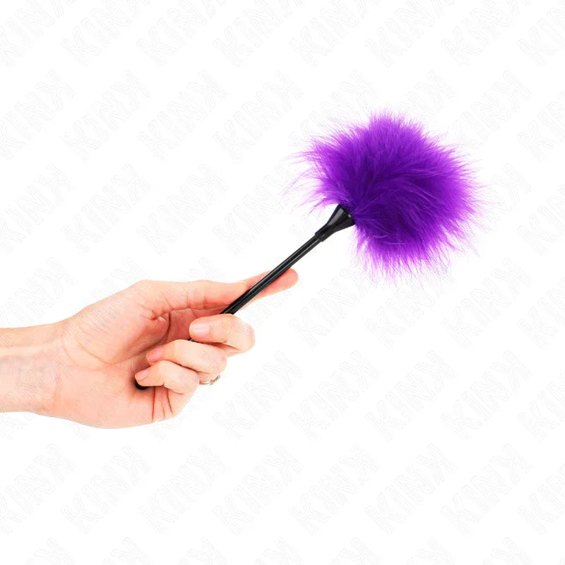 KINK - LILA KITZELFEDERN FÜR DAS BONDAGE-KIT 27 CM - Vanelion Paradise