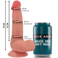 Rock Army Fox Silikon-Dildo mit Saugnapf – 19 × 3,2 cm