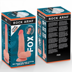 Rock Army Fox Silikon-Dildo mit Saugnapf – 19 × 3,2 cm