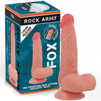 Rock Army Fox Silikon-Dildo mit Saugnapf – 19 × 3,2 cm