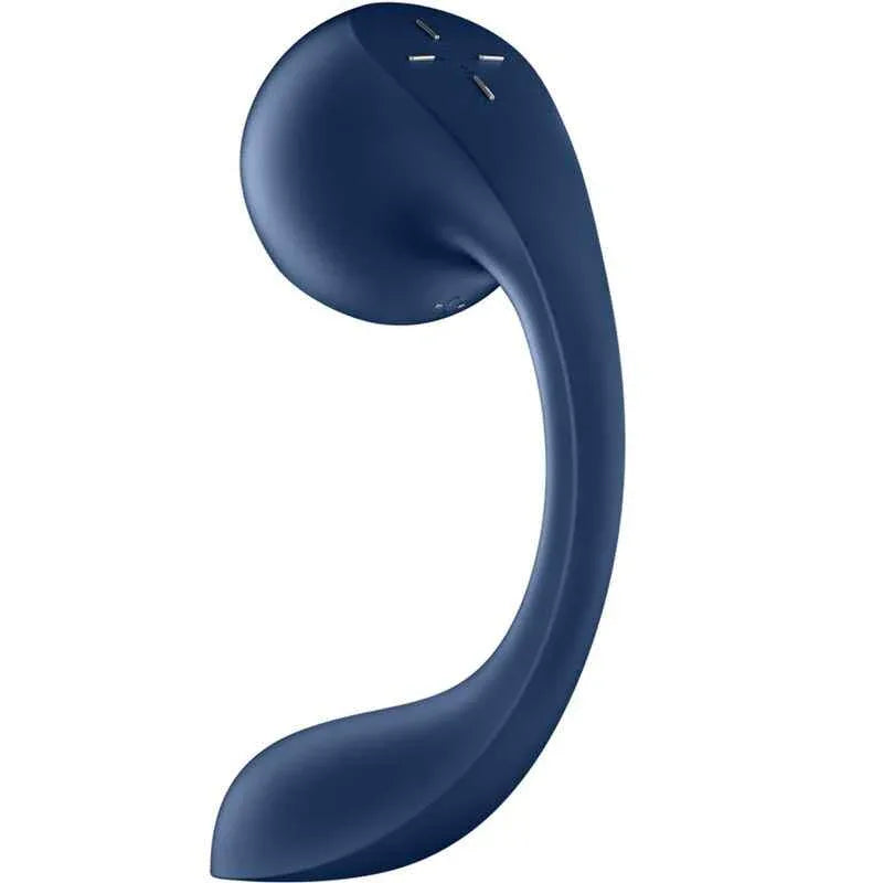 SATISFYER - PRO+ WAVE 4 G-SPOT & AIR PULSE STIMULATOR KOSTENLOSE APP DUNKELBLAU - Vanelion Paradise