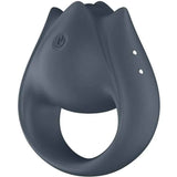 SATISFYER - PERFECT PAIR 2 MULTIVIBRATOR 2 IN 1 PENISRING UND FINGERSTIMULATOR GRAU - Vanelion Paradise