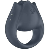 SATISFYER - PERFECT PAIR 2 MULTIVIBRATOR 2 IN 1 PENISRING UND FINGERSTIMULATOR GRAU - Vanelion Paradise