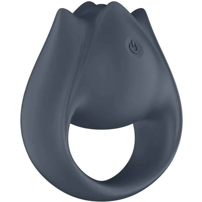 SATISFYER - PERFECT PAIR 2 MULTIVIBRATOR 2 IN 1 PENISRING UND FINGERSTIMULATOR GRAU - Vanelion Paradise