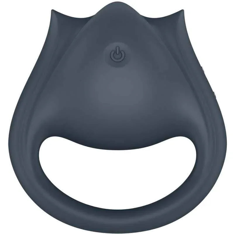 SATISFYER - PERFECT PAIR 2 MULTIVIBRATOR 2 IN 1 PENISRING UND FINGERSTIMULATOR GRAU - Vanelion Paradise