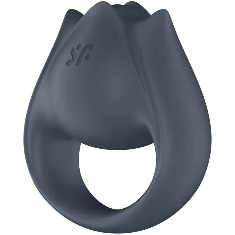 SATISFYER - PERFECT PAIR 2 MULTIVIBRATOR 2 IN 1 PENISRING UND FINGERSTIMULATOR GRAU - Vanelion Paradise