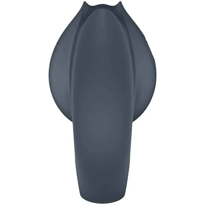 SATISFYER - PERFECT PAIR 2 MULTIVIBRATOR 2 IN 1 PENISRING UND FINGERSTIMULATOR GRAU - Vanelion Paradise