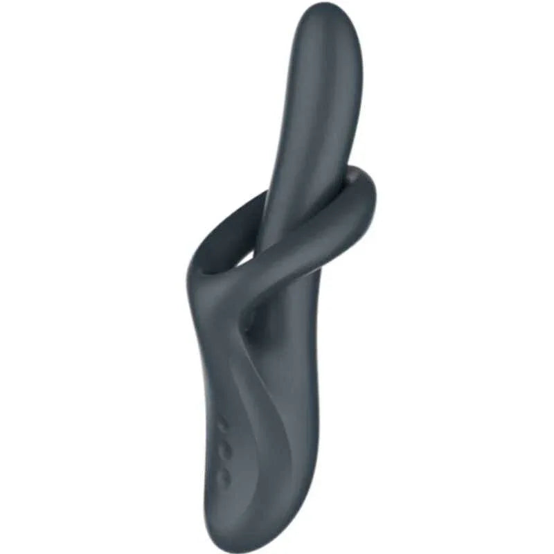 SATISFYER - HEAT FLEX 4 WÄRMEEFFEKT-VIBRATOR 12 VIBRATIONEN GRAU - Vanelion Paradise