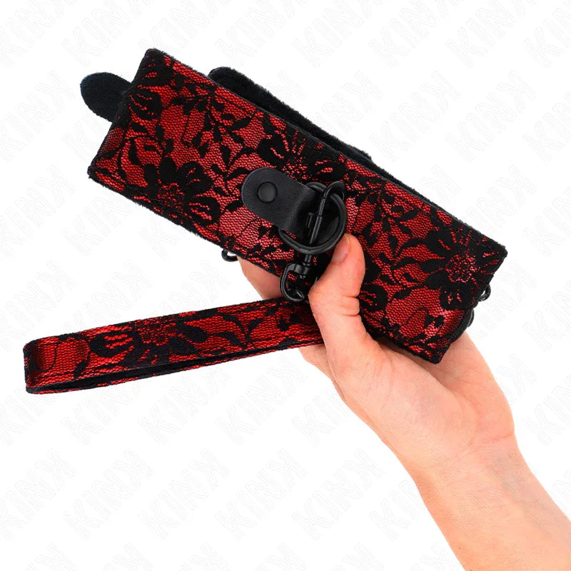 KINK - SPITZENKETTE MIT GÜRTEL MIT ECHTLEDERGÜRTEL 105 CM / 44 X 5,5 CM - Vanelion Paradise