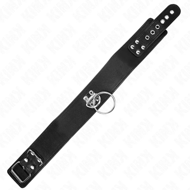 KINK - NIETENLEINE 116 CM HALSBAND MIT KUNSTLEDERBAND 50 X 5 CM - Vanelion Paradise