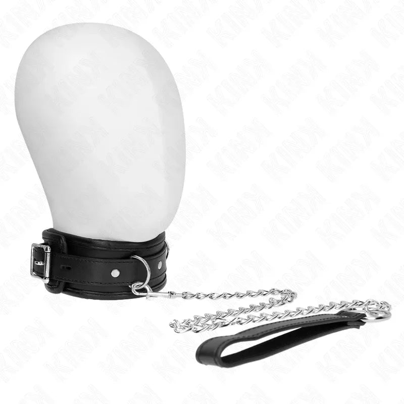 KINK - BASISMODELL HALSBAND MIT LEINE 65 CM MODELL 1 53 X 6 CM - Vanelion Paradise