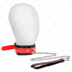 KINK - HALSKETTE MIT ROTEM BAND 65 CM VERSTELLBAR 36-43 CM X 5 CM - Vanelion Paradise