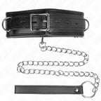 KINK - HALSKETTE MIT SCHWAMMKUNSTLEDERBAND MODELL 3 VERSTELLBAR 37-54 CM X 3 CM - Vanelion Paradise