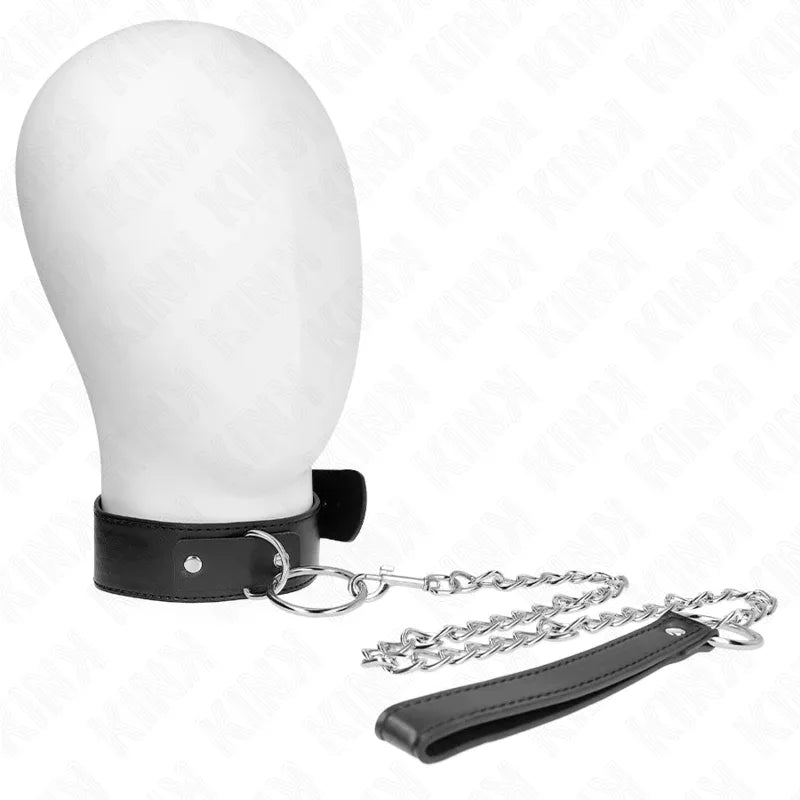 KINK - BASISMODELL HALSBAND MIT LEINE MODELL 4 VERSTELLBAR 36-43 CM - Vanelion Paradise