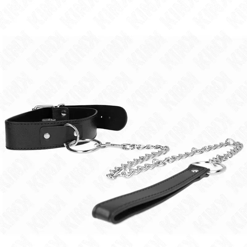 KINK - BASISMODELL HALSBAND MIT LEINE MODELL 4 VERSTELLBAR 36-43 CM - Vanelion Paradise