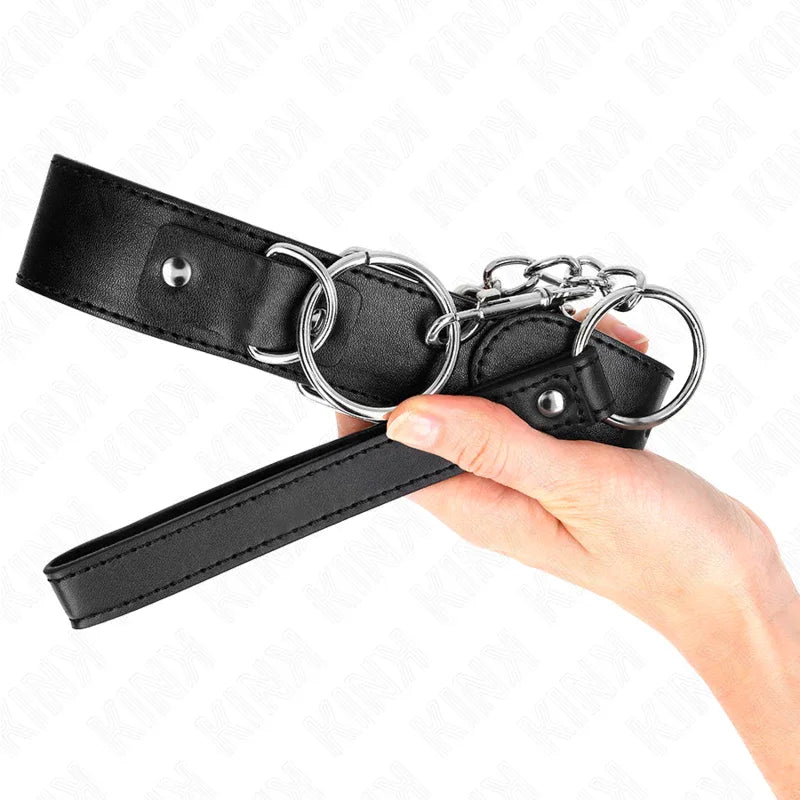 KINK - BASISMODELL HALSBAND MIT LEINE MODELL 4 VERSTELLBAR 36-43 CM - Vanelion Paradise