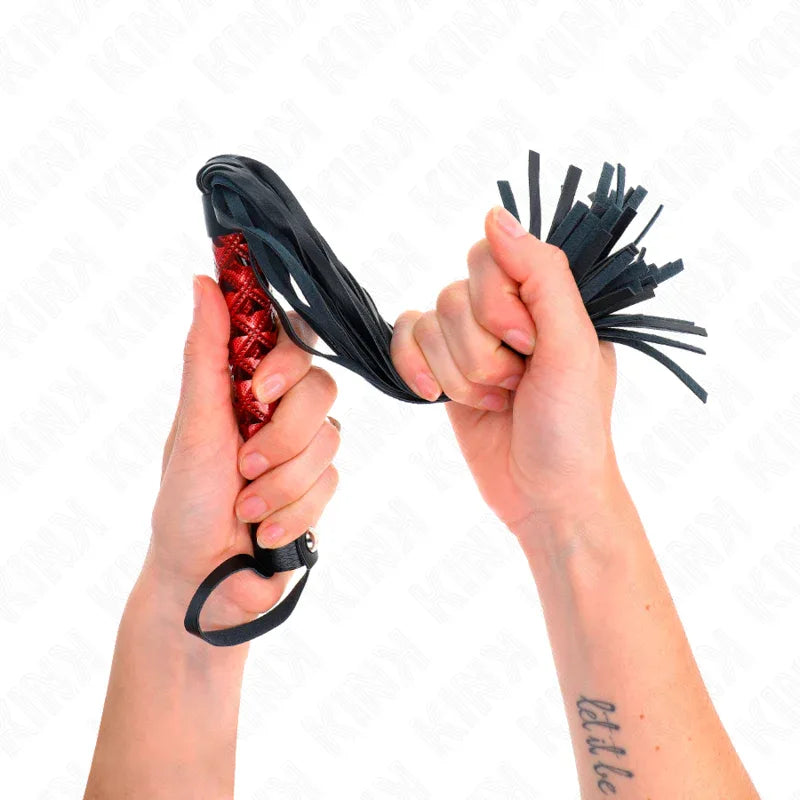 KINK - PEITSCHE MIT RAUTENMUSTER 40 CM - Vanelion Paradise