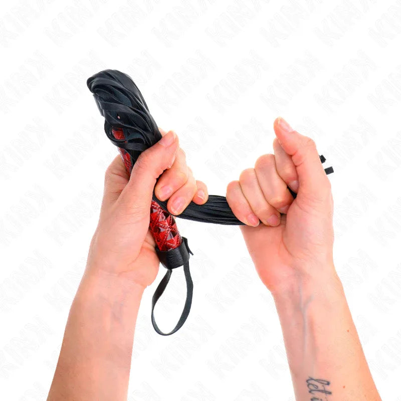 KINK - PEITSCHE MIT RAUTENMUSTER 40 CM - Vanelion Paradise