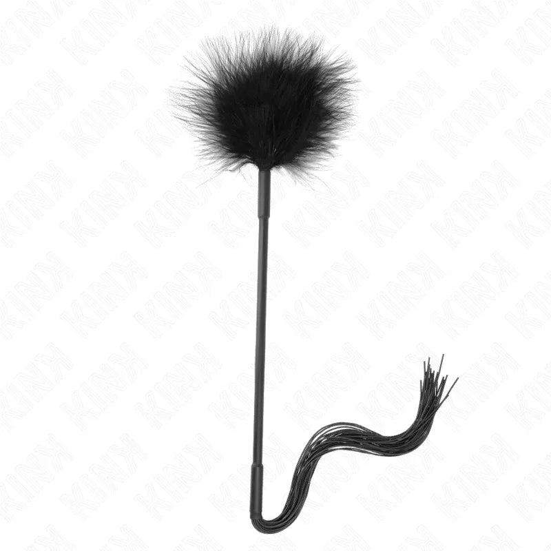 KINK - SILIKONPEITSCHE MIT FEDERN ZUM KITZELN 47 CM - Vanelion Paradise