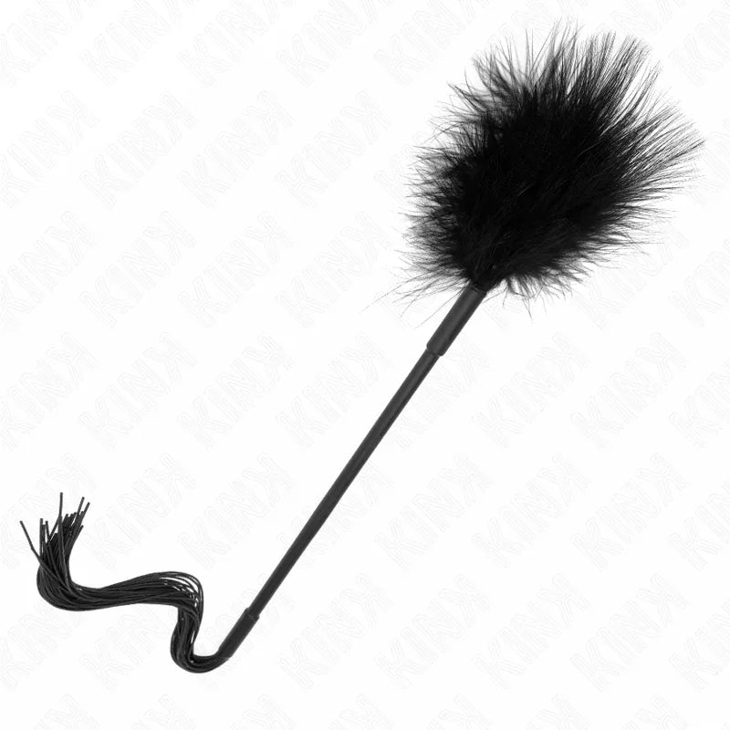 KINK - SILIKONPEITSCHE MIT FEDERN ZUM KITZELN 47 CM - Vanelion Paradise