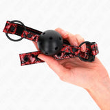 KINK - RAUTENMUSTER-BALL 4,5 CM GAG MODELL 2 64,5 CM VERSTELLBAR 42-60 CM - Vanelion Paradise