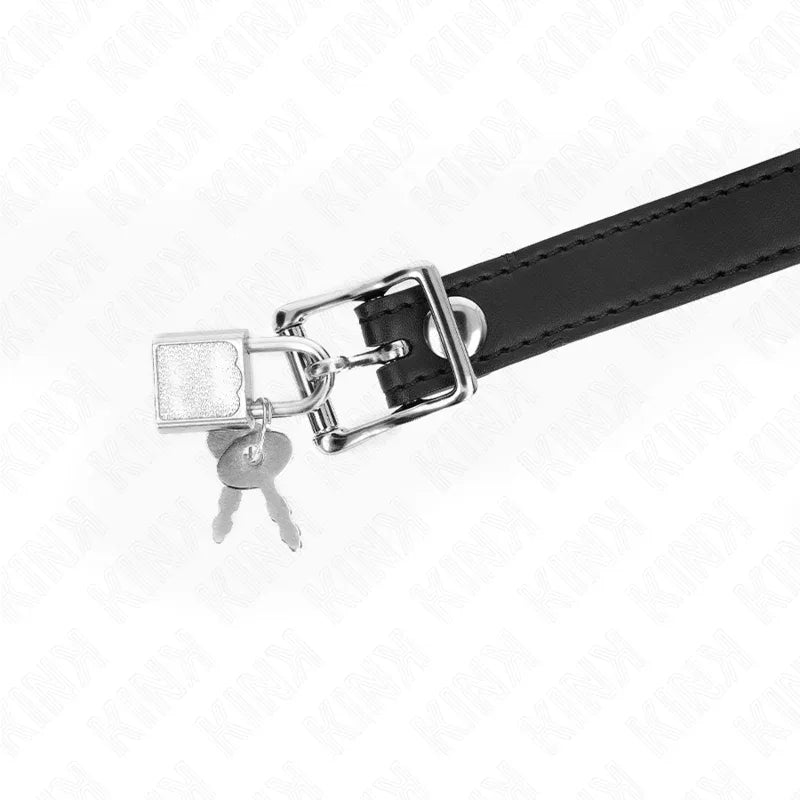 KINK - MODELL 1 SILIKONBALL 4 CM KNEBEL MIT SCHLOSS 60 x 2 CM - Vanelion Paradise