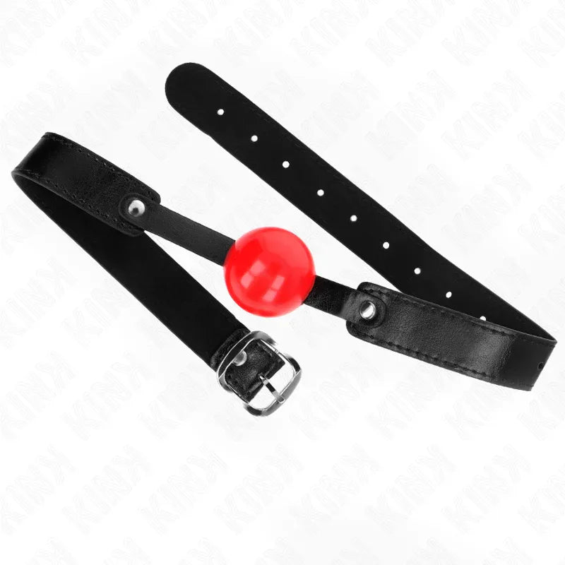 KINK - SOFT TPE BALL 4 CM GAG MODELL 1 66 x 2,5 CM VERSTELLBAR 41-61 CM - Vanelion Paradise