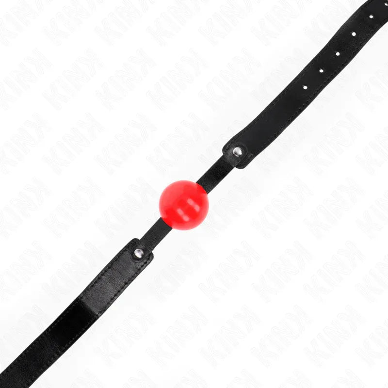 KINK - SOFT TPE BALL 4 CM GAG MODELL 1 66 x 2,5 CM VERSTELLBAR 41-61 CM - Vanelion Paradise