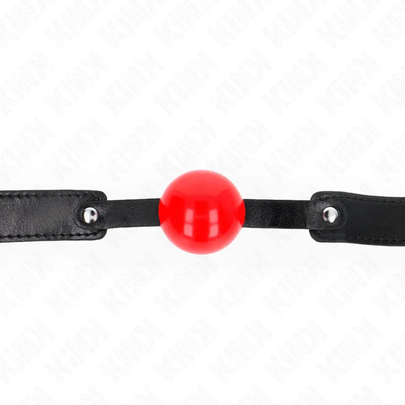 KINK - SOFT TPE BALL 4 CM GAG MODELL 1 66 x 2,5 CM VERSTELLBAR 41-61 CM - Vanelion Paradise