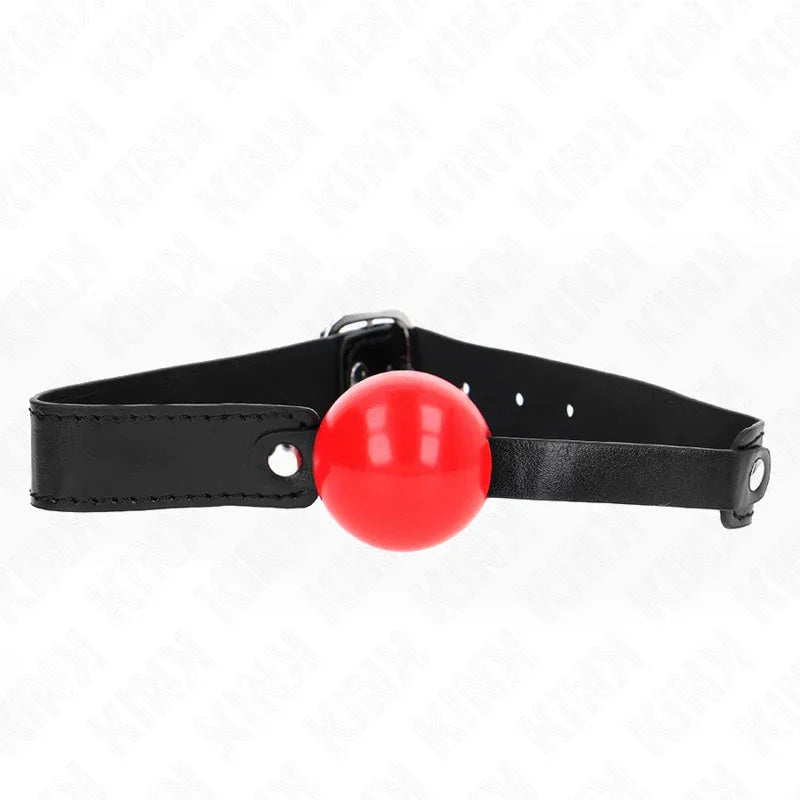 KINK - SOFT TPE BALL 4 CM GAG MODELL 1 66 x 2,5 CM VERSTELLBAR 41-61 CM - Vanelion Paradise