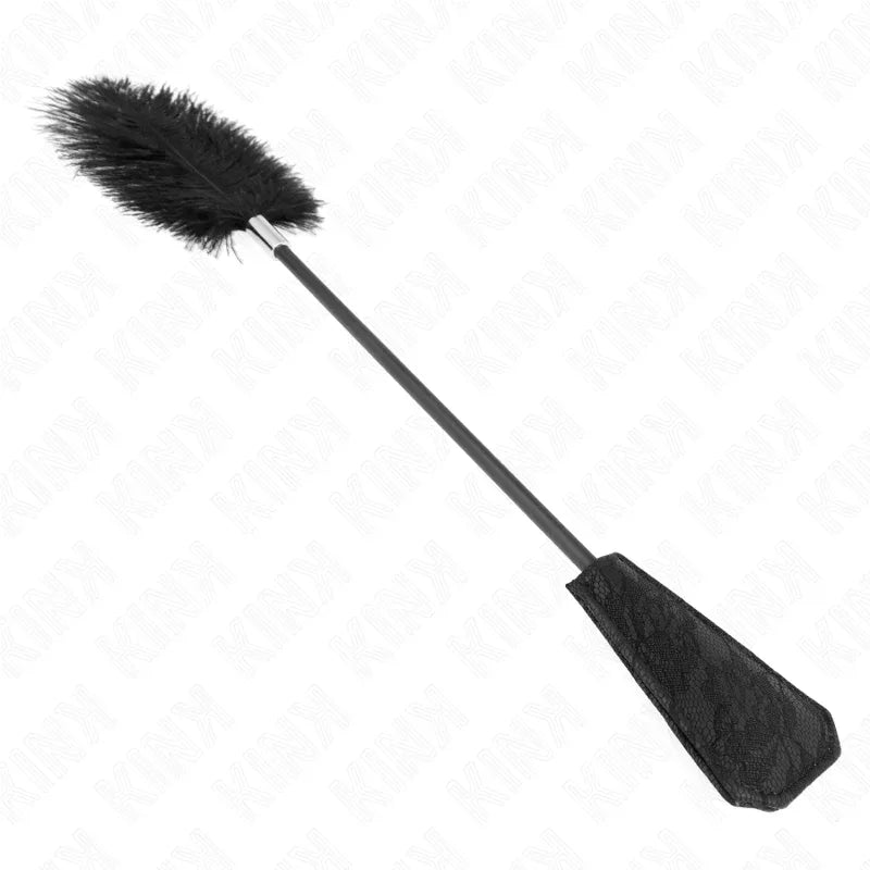 KINK - STRAUSSENFEDERN ZUM KITZELN MIT SPITZENPALETTE 56 CM - Vanelion Paradise