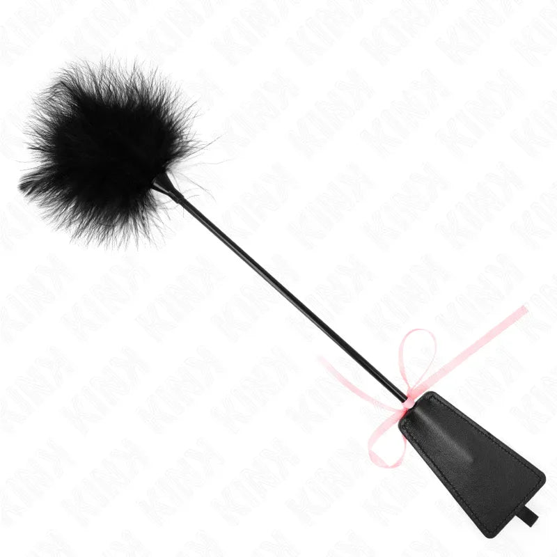 KINK - TICKLE FEATHERS MIT ROSA SCHLEIFE 49 CM - Vanelion Paradise