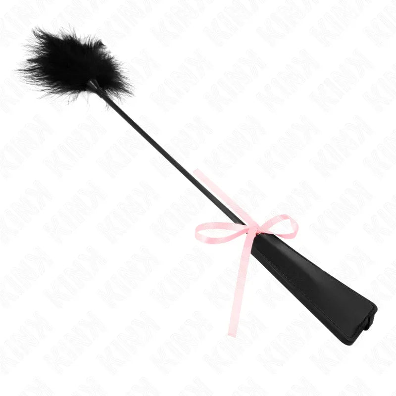 KINK - TICKLE FEATHERS MIT ROSA SCHLEIFE 49 CM - Vanelion Paradise