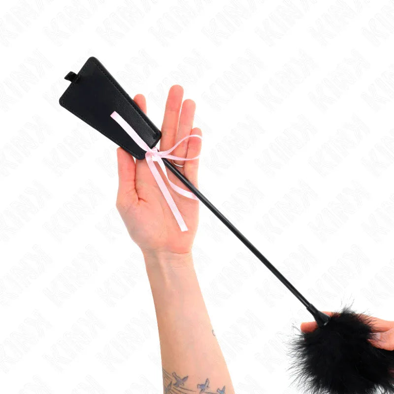 KINK - TICKLE FEATHERS MIT ROSA SCHLEIFE 49 CM - Vanelion Paradise