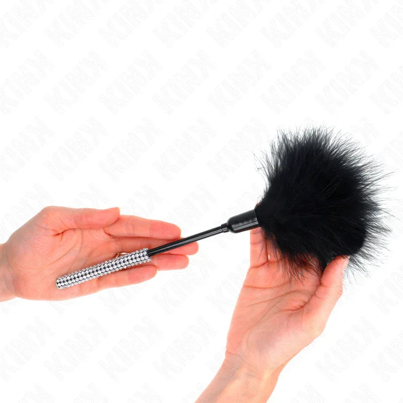 KINK - TICKLE FEDERN MIT STRASSGRIFF 27 CM - Vanelion Paradise