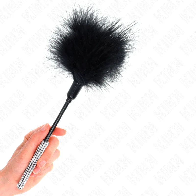 KINK - TICKLE FEDERN MIT STRASSGRIFF 27 CM - Vanelion Paradise