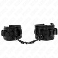 KINK - HANDGELENKFESSELN SCHWARZ VERSTELLBAR 20-30 CM X 6 CM - Vanelion Paradise