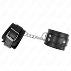 KINK - 3 D-RING HANDGELENKFESSELN VERSTELLBAR SCHWARZ 17,5-25 CM X 6 CM - Vanelion Paradise