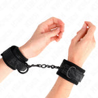 KINK - DARK LACE CUFFS NEOPRENE HANDGELENK MANSCHETTEN VERSTELLBAR SCHWARZ 20-29 CM X 5 CM - Vanelion Paradise