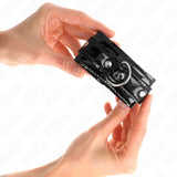 KINK - GLÄNZENDE NEOPREN-HANDMANSCHETTEN VERSTELLBAR 17-24 CM X 4,5 CM - Vanelion Paradise