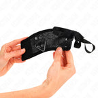 KINK - SCANDAL HANDGELENKSFESSELN SCHWARZE SPITZENDETAILS 24,5 CM X 6,5 CM - Vanelion Paradise