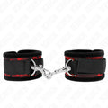 KINK - SCANDAL HANDGELENKSFESSELN ROT-SCHWARZ - Vanelion Paradise