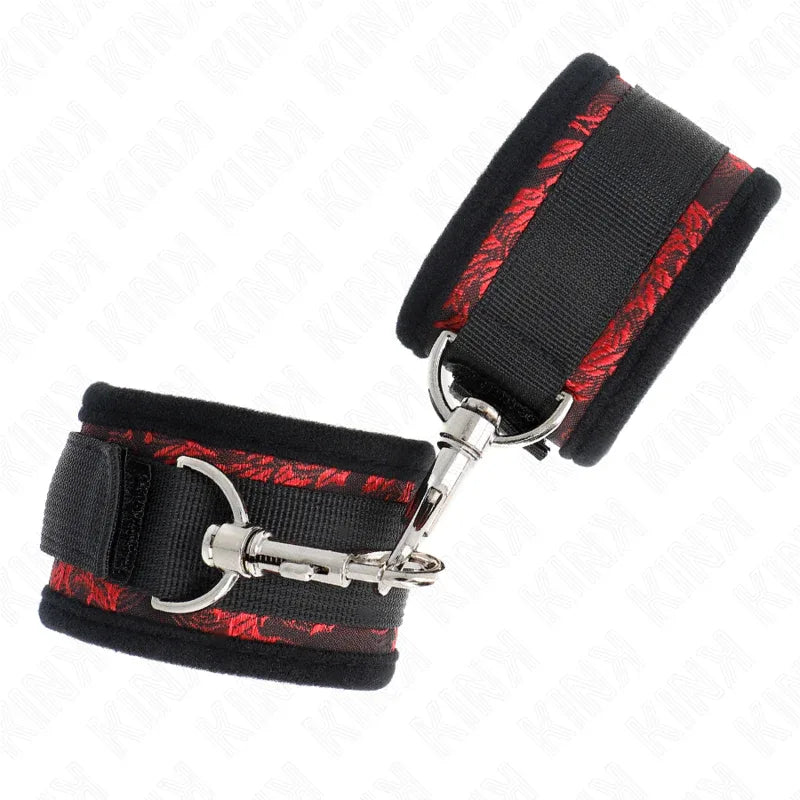 KINK - SCANDAL HANDGELENKSFESSELN ROT-SCHWARZ - Vanelion Paradise
