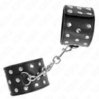 KINK - PUNK HANDGELENKFESSELN VERSTELLBAR 19-24 CM X 5,5 CM - Vanelion Paradise